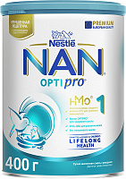 Смесь сухая молочная NAN 1 OPTIPRO, с рождения, 400 гр.