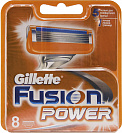 Сменные кассеты для бритья Gillette Fusion, 8 шт.