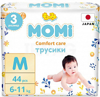 Трусики-подгузники Momi Comfort Care M (6-11кг), 44шт