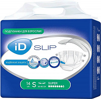 Подгузники для взрослых iD Slip, S, 14 шт.