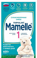 БРАК Смесь сухая молочная MAMELLE 1 адаптированная (0-6 мес) 600 гр.