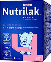 Смесь молочная Nutrilak Premium 4, с 18 мес., 600 гр. 