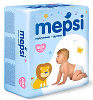 Подгузники-трусики MEPSI (Мепси) M (6-11 кг.), 58 шт