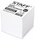 Блок бумаги сменный STAFF 90*90*90мм, белый