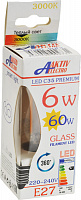 Лампа светодиодная AKTIV ELECTRO LED-C35-Premium Свеча 6Вт 220-240В Е27 3000К 470Лм 