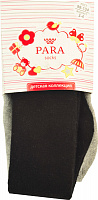 Колготки детские PARAsocks plush, арт.K4D4, р.98-104, серый меланж