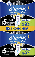 Прокладки Always Ultra Экстра защита - Night Deo, 12 шт.