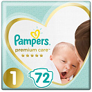  Pampers () Premium Care   NB 1 (2-5 ), 72 