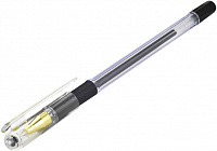 Ручка шариковая 0,5мм MC Gold с резиновым упором, черная