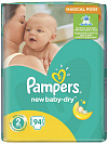  Pampers () New Baby-Dry Mini 2 (3-6 ), 94 .