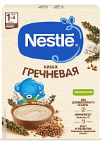 Каша Nestle сухая безмолочная Гипоаллергенная Гречневая, с 4 мес., 200 гр.