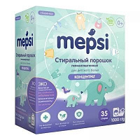 Порошок стиральный MEPSI для детского белья концентрат 1000 гр.