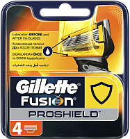 Сменные кассеты для бритья Gillette FUSION ProShield, 4 шт.