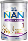 Смесь сухая молочная NAN 1 Гипоаллергенная, с рождения, 400 гр.