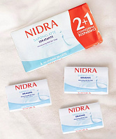 Мыло твердое Nidra увлажняющее с молочными протеинами 3*90 гр