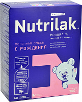 Смесь сухая молочная Nutrilak Premium 1 адаптированная, с рождения и до 6 мес., 300 гр.