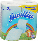 Туалетная бумага Familia Экономичный выбор Радуга, белая, 2 сл., 4 шт.