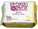 Прокладки Sakura Suki гигиенические 240 мм. дневные 8 шт.