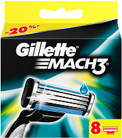 C    Gillette MACH 3, 8 .