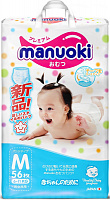 Подгузники-трусики Manuoki (Мануоки) M (6-11 кг), 56 шт